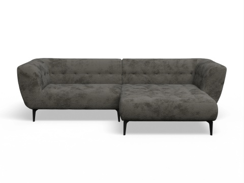 Ecksofa mit Longchair rechts